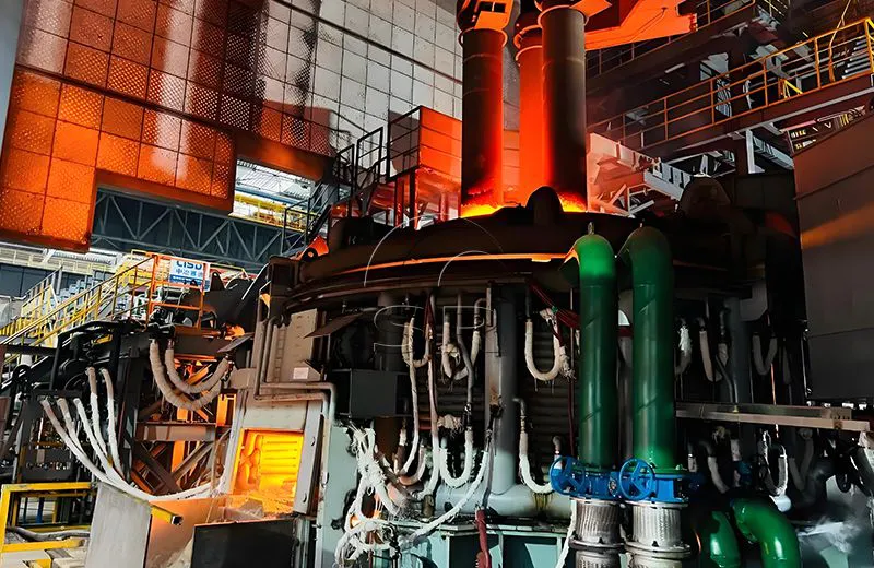 Steel making electric arc furnace