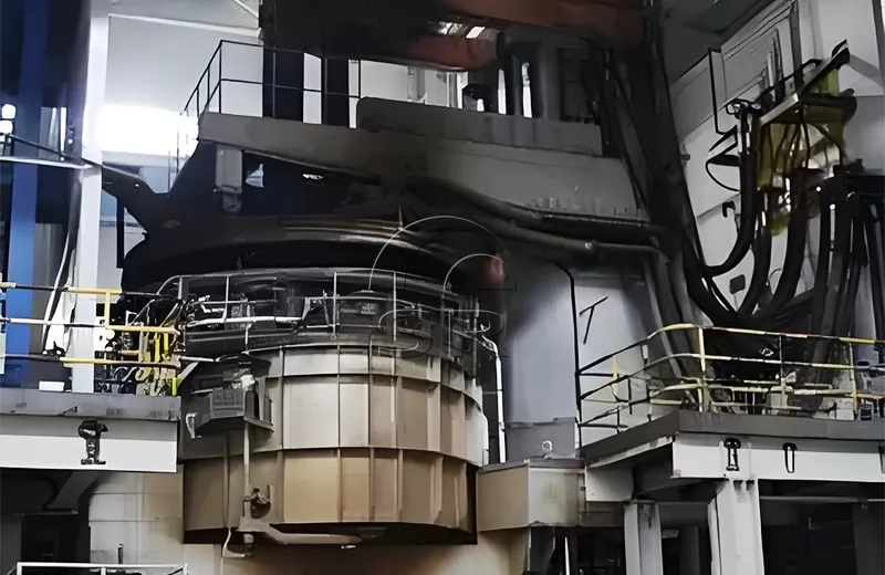 15-ton electric arc furnace