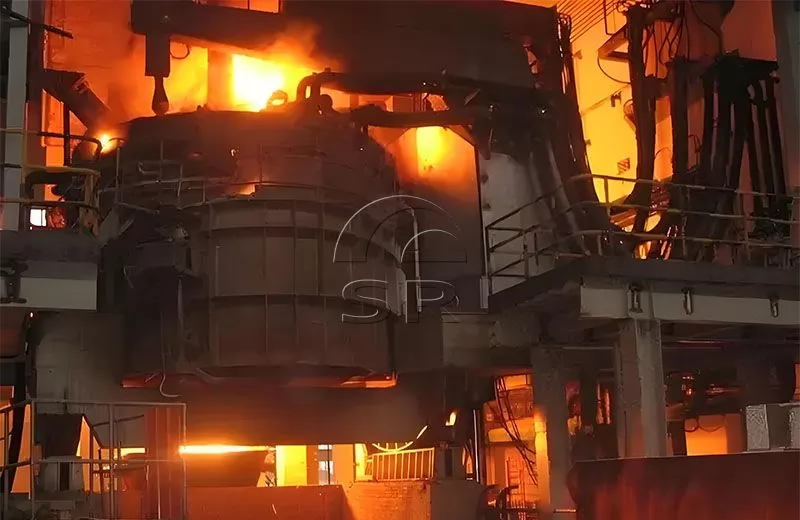 steel production electric arc furnace