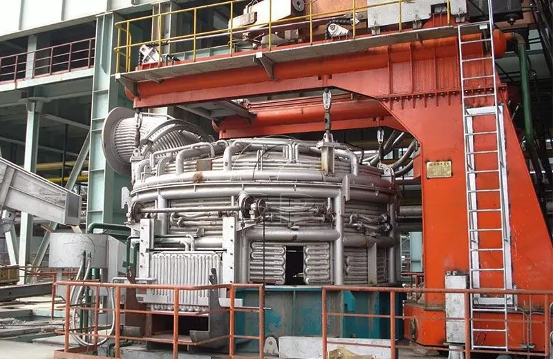 steel production electric arc furnace