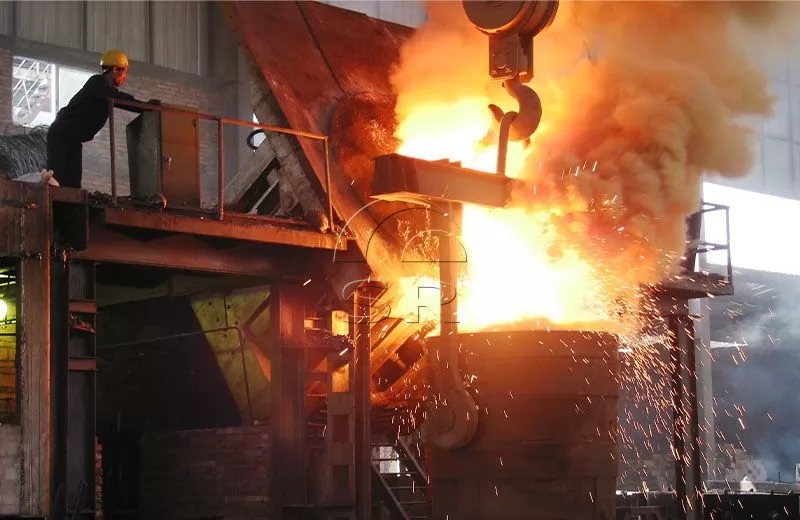 induction furnace steel making